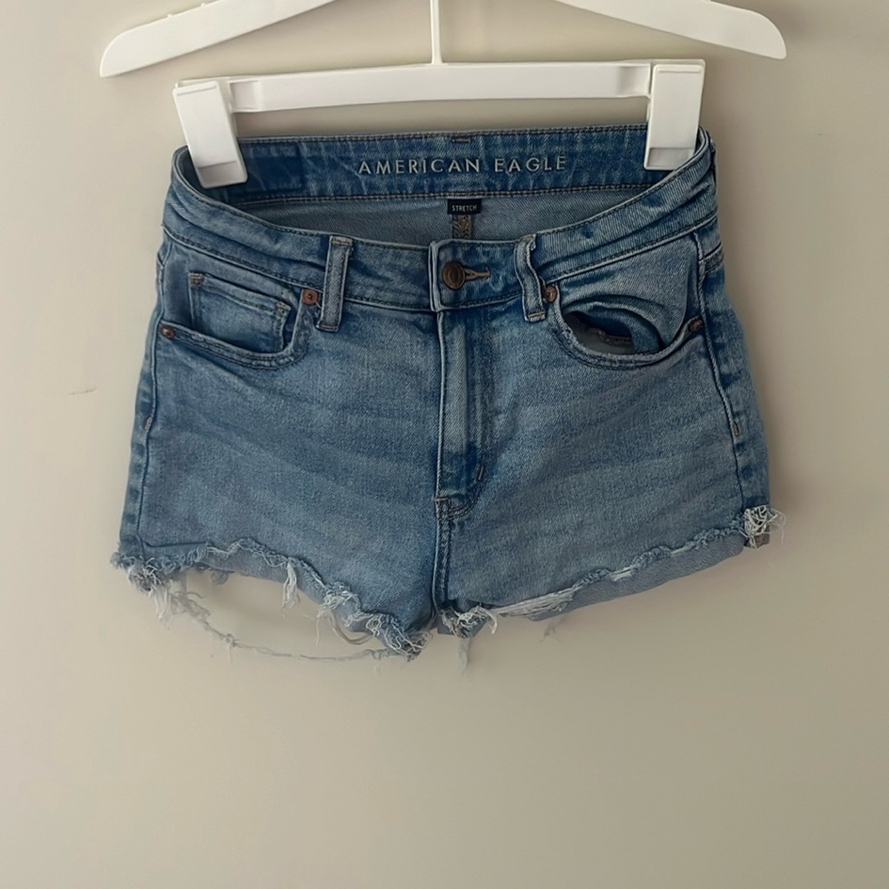 American eagle stretchy jean shorts!